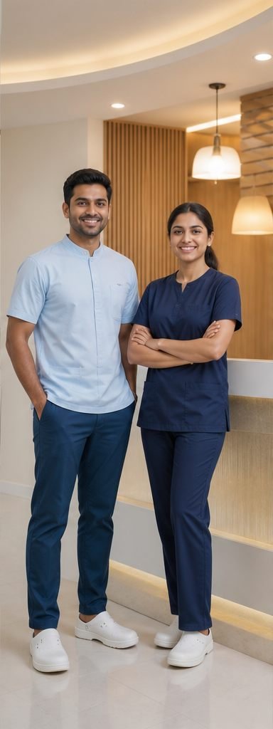 Friendly professional dental team