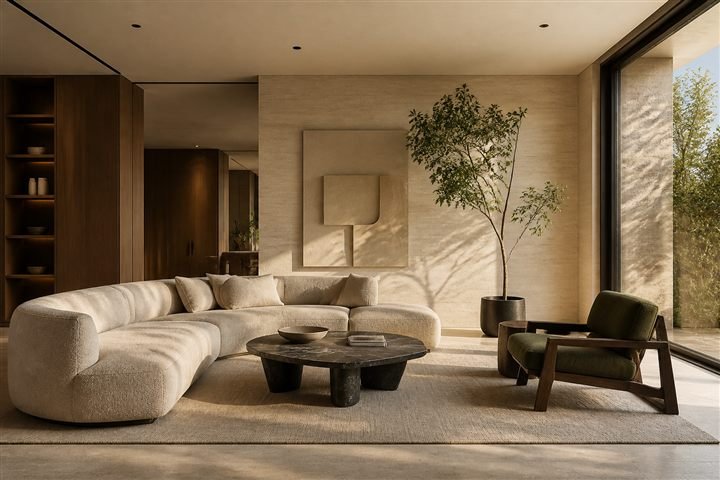 Original interior design image inside a complete business website example