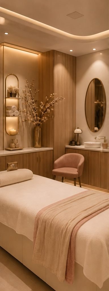 Premium salon treatment room